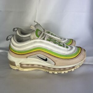 5 WOMEN'S NIKE AIR MAX 97 WHITE MULTICOLOR RUNNING SNEAKERS WHITE / MULTICOLOR